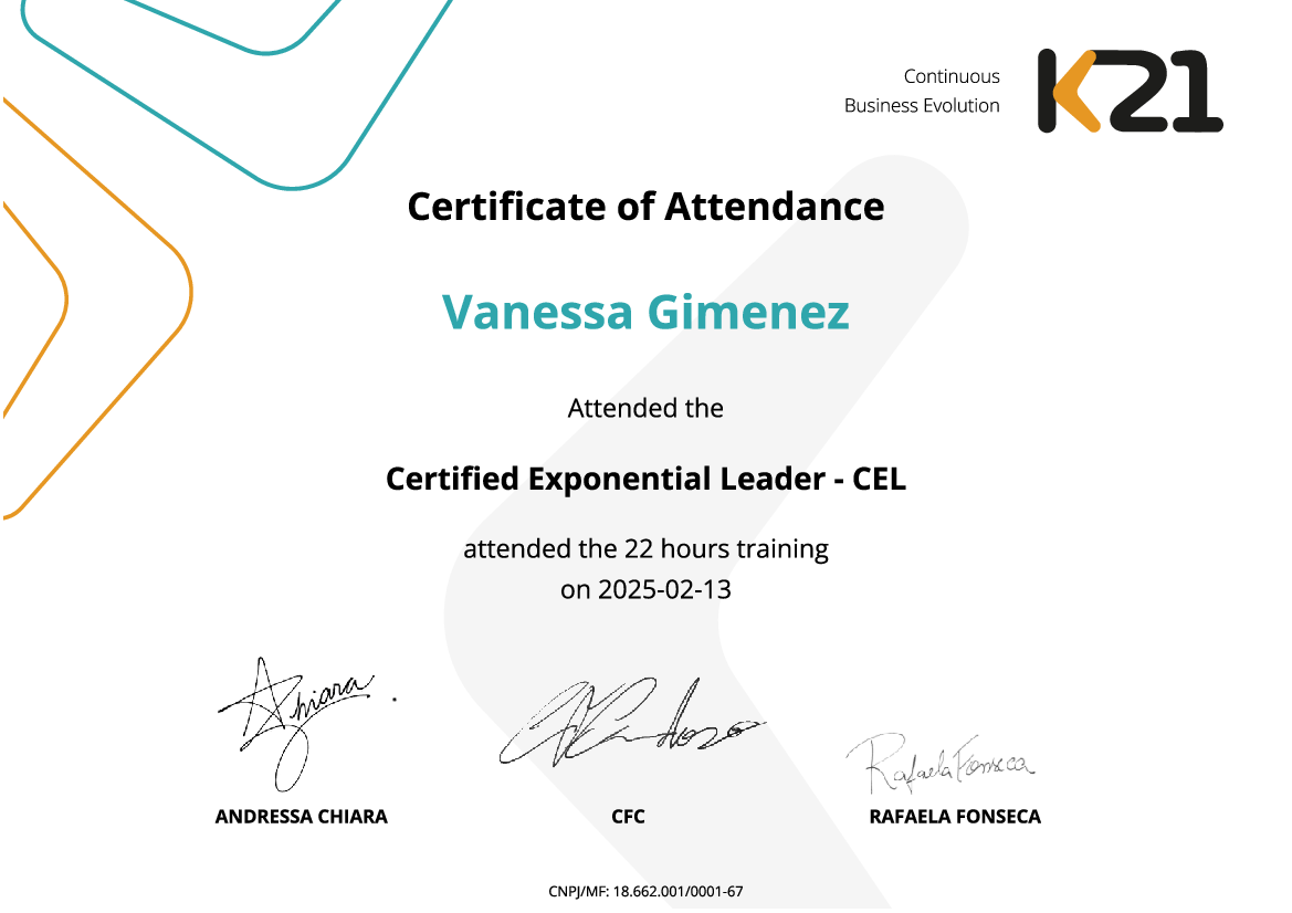 Certificado K21